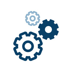 設定イメージの歯車アイコンのイラスト