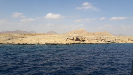 Naklejka premium dead sea landscape