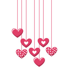 Valentine Hanging Border Decoration