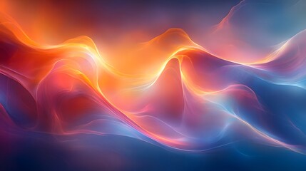 Obraz premium colorful energy flowing waves background