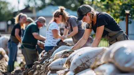 Community Volunteers Help Rebuild After Disaster