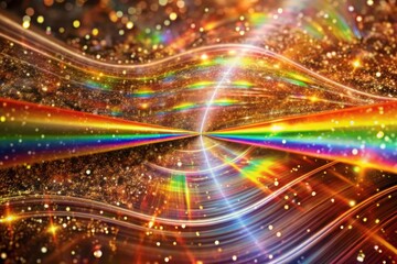 Obraz premium Prism-spectrum-flow-background.