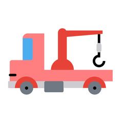 tow truck icon design	