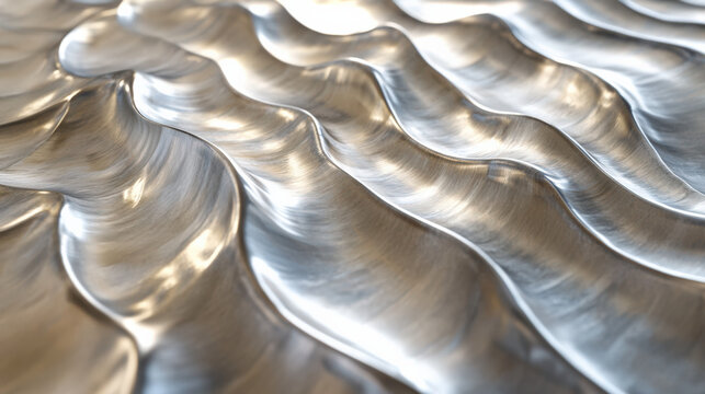 Silver waves and silver surface patterns