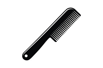Silhouette of comb vector art illustration2.eps