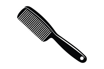 Silhouette of comb vector art illustration3.eps