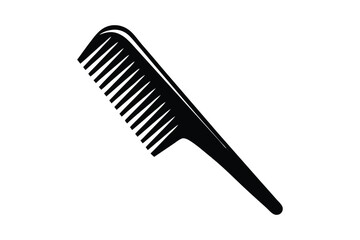 Silhouette of comb vector art illustration5.eps