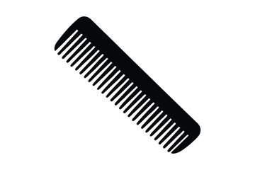 Silhouette of comb vector art illustration6.eps