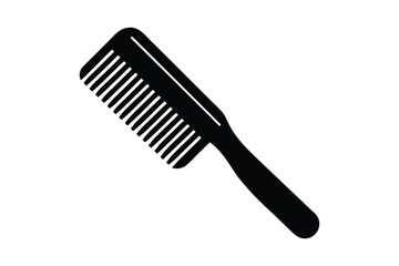 Silhouette of comb vector art illustration9.eps