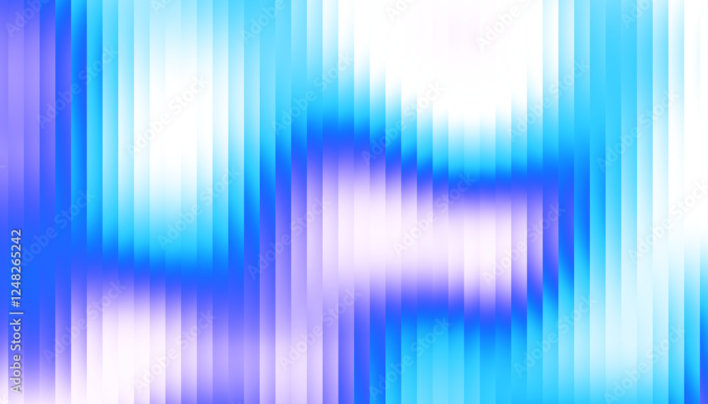 Poster fractal glass gradient texture. reed vertical lines patterned glass, overlay with transparent backgr