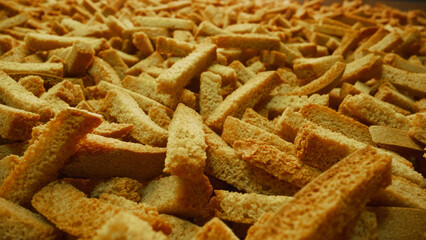 Automated snack packaging system sorting crispy snack sticks