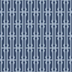 Japanese Geometric Stripe Motif Vector Seamless Pattern