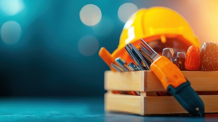 A toolbox filled with tools representing various skills and expertise, highlighting the importance of continuous learning and growth.