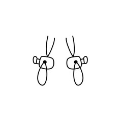 drawstring stop icon