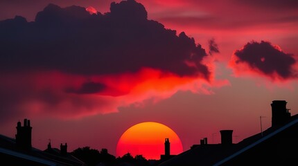Fototapeta premium Cityscape Sunrise
