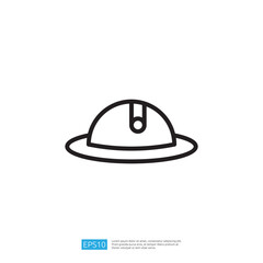 Travel Line Icon of a Food Serving Dish with Cloche Cover Representing Culinary Presentation and Dining Experience