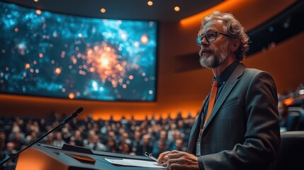 Keynote Speaker at a Conference on Space Exploration