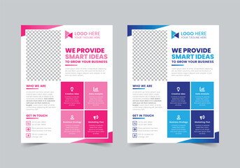Creative Business Flyer Template | CMYK | US Letter | Print Ready | 0.125 Bleed