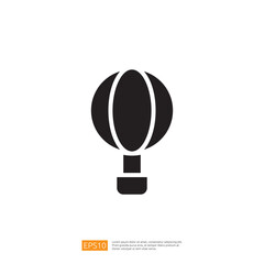 Colorful Hot Air Balloon Floating Against Clear Sky in Scenic Landscape During Travel Adventure and Exploration Experience