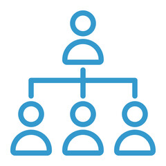 leaders and members color icon