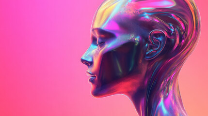 The rendered abstract human head