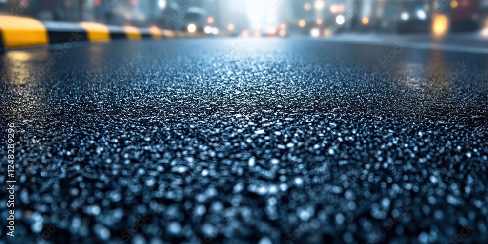 Poster surface texture optimization with temperature balance against weather impact on freshly paved road i