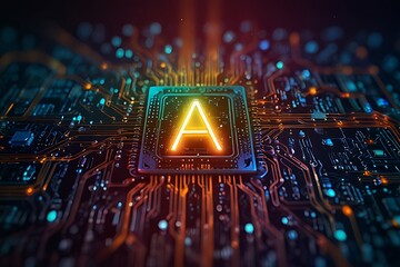 fiber optics background with lots light spots