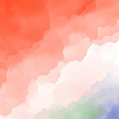 Obraz premium Abstract gradient colorful Watercolor paint paper background. Grunge texture design for International Women's Day.