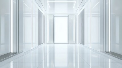 Obraz premium Modern classic Elevator doors of office or hotel hallway, Lobby interior, corridor in house with lift,Black elegant lift for passenger or cargo elevators,copy space.