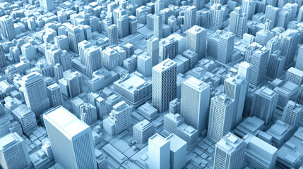 Cityscape abstract view showing buildings in city