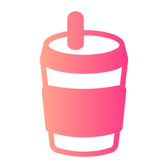 coffee gradient icon