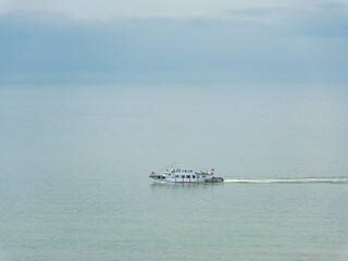 fish boat on the sea