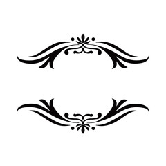 Gold vintage decorative border victorian illustration