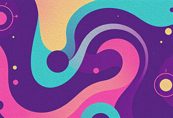 Obraz premium Abstract pattern for printing on wall decorations, covers, leaflets, business cards. Oil paint