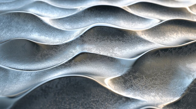 Silver waves and silver surface patterns