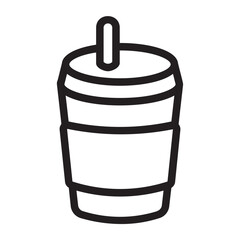 coffee line icon