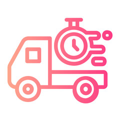 Fast Delivery gradient icon