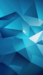Obraz premium Abstract Blue Geometric Background with Polygonal Design
