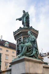 Statue of Kaiser Franz in the yard of Sisi museum, Vienna