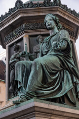 Statue of Kaiser Franz in the yard of Sisi museum, Vienna
