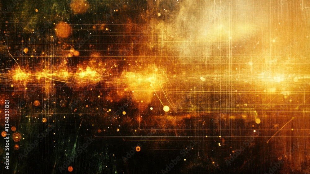 Poster abstract golden and dark texture background image