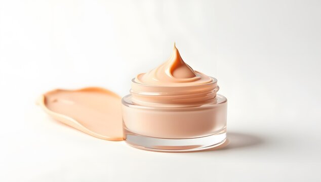 Isolated pink nail polish bottle on white background, a cosmetic essential for healthy nail care