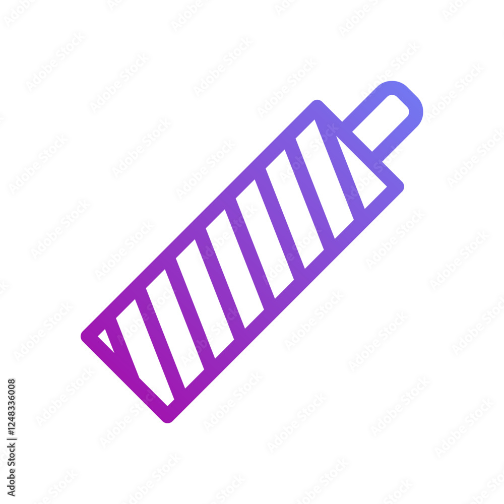 Poster modern gradient file rasp tool icon design