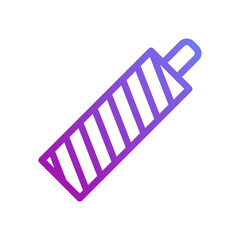 Modern Gradient File Rasp Tool Icon Design 