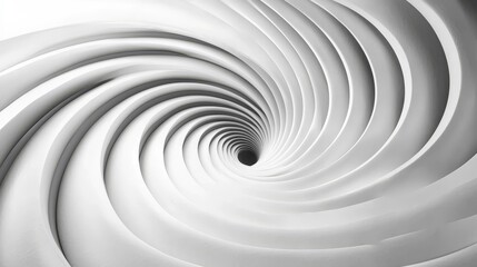 Obraz premium Mesmerizing Monochrome Spiral Optical Illusion Abstract Background with Overlapping Geometric Patterns