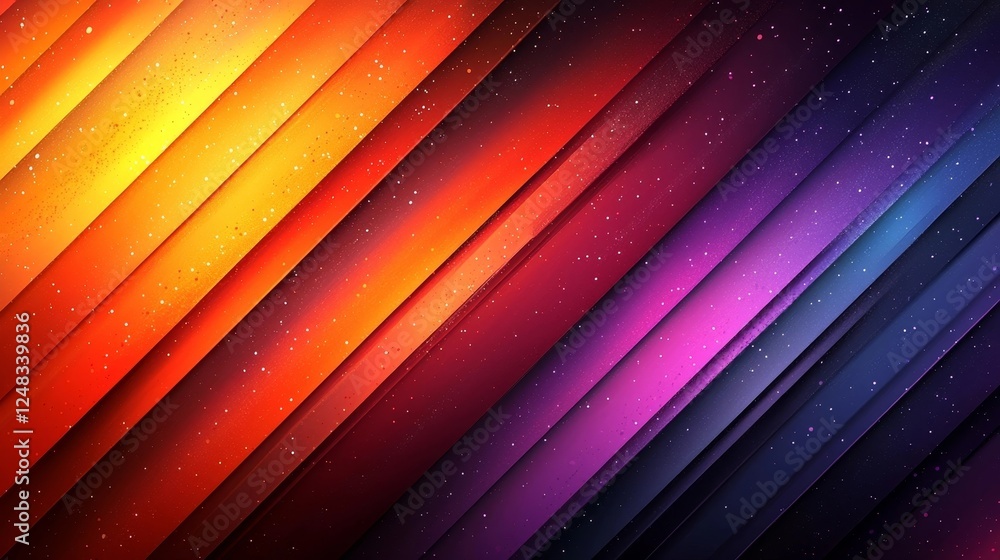 Poster vibrant parallel diagonal lines evoking dynamic motion and energy in abstract geometry background