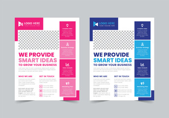 Creative Business Flyer Template | CMYK | US Letter | Print Ready | 0.125 Bleed