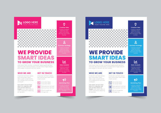 Creative Business Flyer Template | CMYK | US Letter | Print Ready | 0.125 Bleed