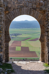 Caliphate gate, Gormaz Castle, 10th century, Gormaz, Soria, Autonomous Community of Castile, Spain, Europe