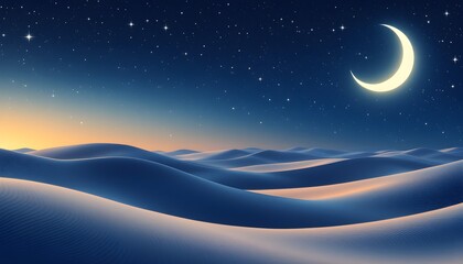 Naklejka premium Stunning Desert Valley Landscape Background